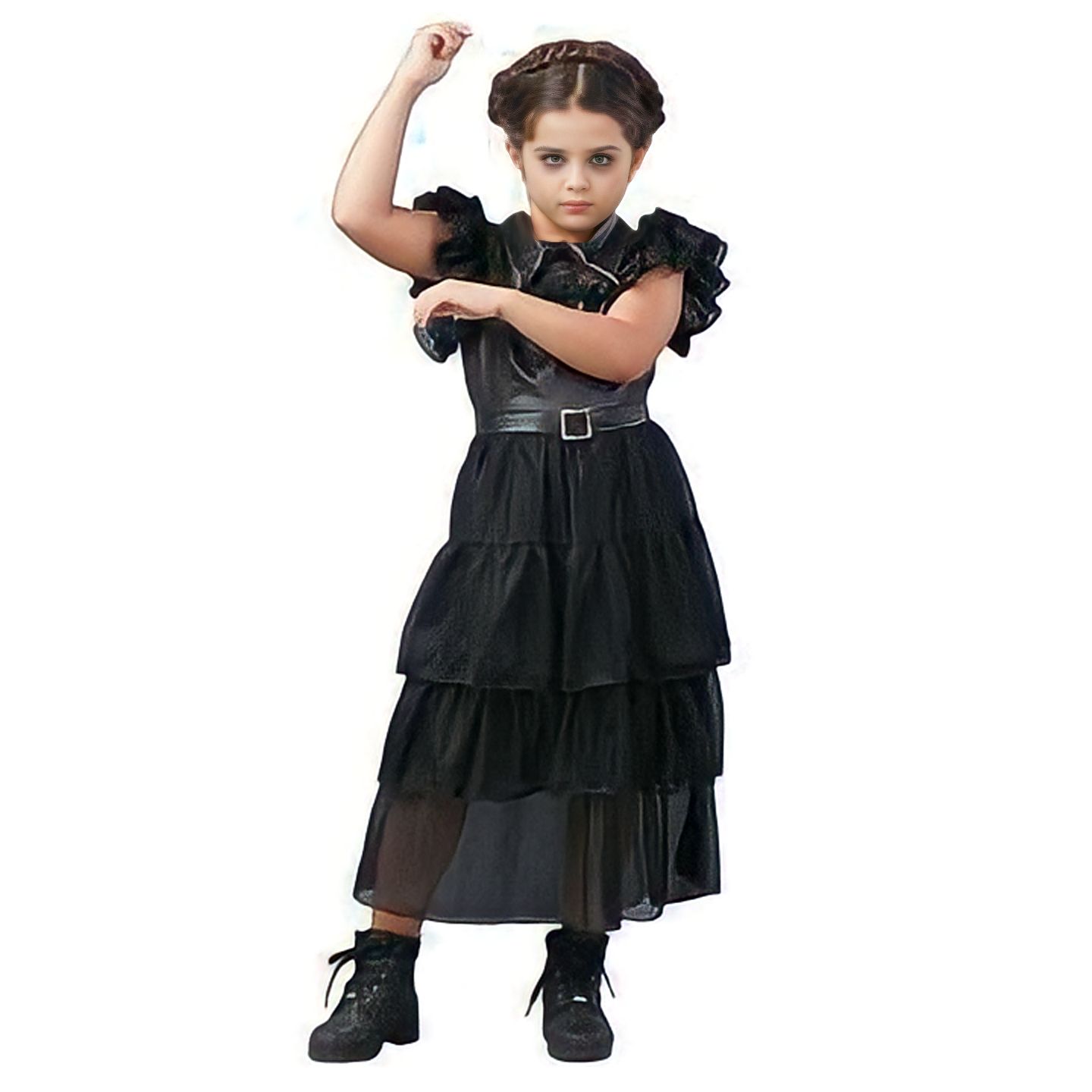 Wandinha Addams Infantil Luxo 