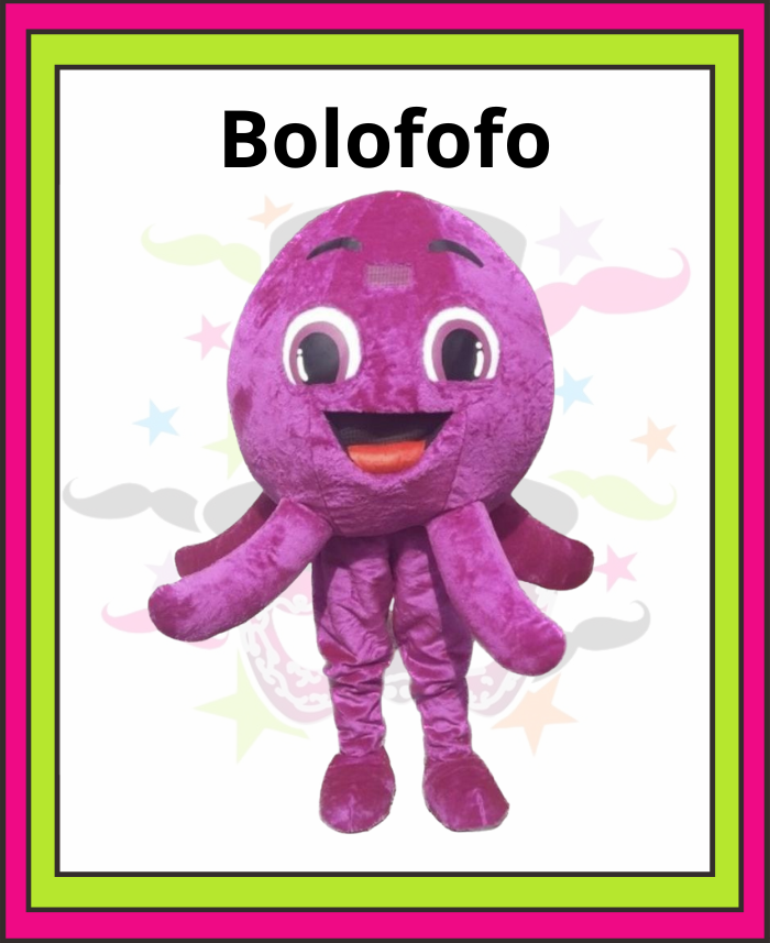 aluguel de fantasia  personagem bolofofo para festa 
